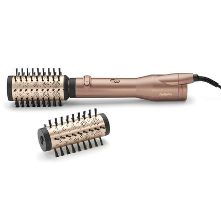 BaByliss Big Hair Dual Περιστρεφόμενη Βούρτσα Μαλλιών 650W για Όγκο, Σχήμα & Λάμψη με Δύο Κεραμικές Κεφαλές AS952E