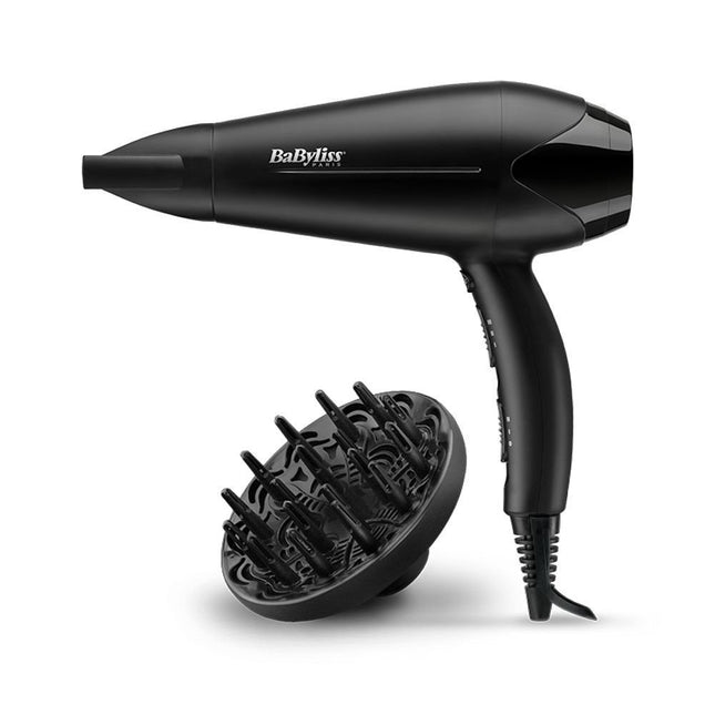 BaByliss Power Dry D563DE Πιστολάκι Μαλλιών 2100W 90Km/h με Κεραμική Τεχνολογία & Φυσούνα D563DE
