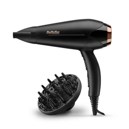 BaByliss Turbo Shine Πιστολάκι Μαλλιών 2200 90Km/h με Ιονική Τεχνολογία, 3 Θερμοκρασίες, 2 Ταχύτητες & Κουμπί Κρύου Αέρα D570DE
