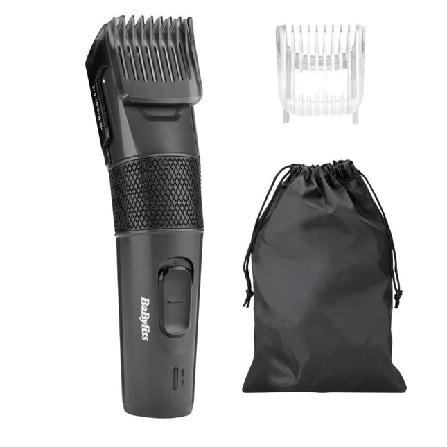 BaByliss Επαναφορτιζόμενη Κουρευτική Μηχανή Μπαταρίας με 12 Μήκη Κοπής (2-24mm), Λεπίδες Ανοξείδωτου Ατσαλιού & Ισχυρό Μοτέρ E786E