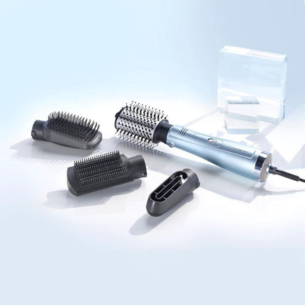 BaByliss Hydro-Fusion 4σε1 Ιονική Περιστρεφόμενη Βούρτσα Μαλλιών 1000W με Τεχνολογία Πλάσματος & Πολλαπλά Εξαρτήματα για Λείανση & Όγκο AS774E