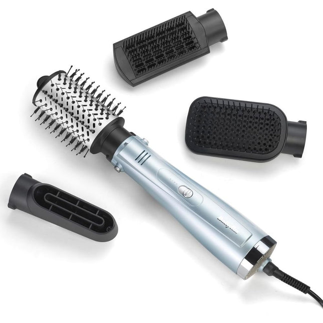 BaByliss Hydro-Fusion 4σε1 Ιονική Περιστρεφόμενη Βούρτσα Μαλλιών 1000W με Τεχνολογία Πλάσματος & Πολλαπλά Εξαρτήματα για Λείανση & Όγκο AS774E