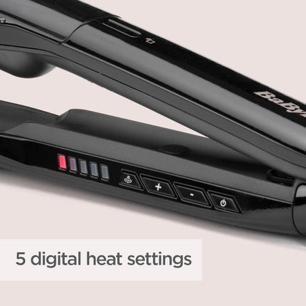 BaByliss Πρέσα Μαλλιών με Ατμό με Κεραμικές Πλάκες 39mm, 230°C & 5 Επιλογές Θερμοκρασίας ST492E