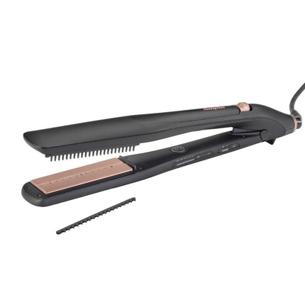 BaByliss Luxe Πρέσα Μαλλιών με Ατμό, Κεραμικές Πλάκες & Τεχνολογία Advanced Ceramics™ ST596E
