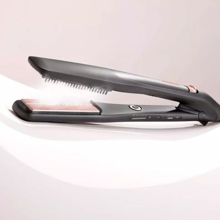 BaByliss Luxe Πρέσα Μαλλιών με Ατμό, Κεραμικές Πλάκες & Τεχνολογία Advanced Ceramics™ ST596E