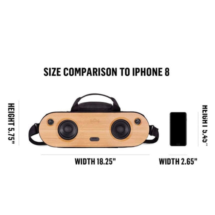 House of Marley Bag of Riddim 2 Φορητό Ηχείο Bluetooth με aptX, Αυτονομία 10 Ωρών και Θήκη Μεταφοράς JA014