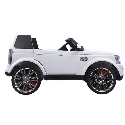 Rover Ηλεκτροκίνητο Αυτοκίνητο 4×4 24V 2 Θέσεων με Δερμάτινα Καθίσματα, MP3 & Τηλεχειριστήριο 2.4G Λευκό, 3+ Ετών