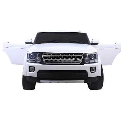 Rover Ηλεκτροκίνητο Αυτοκίνητο 4×4 24V 2 Θέσεων με Δερμάτινα Καθίσματα, MP3 & Τηλεχειριστήριο 2.4G Λευκό, 3+ Ετών