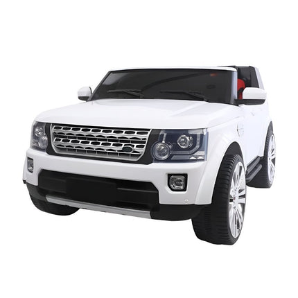 Rover Ηλεκτροκίνητο Αυτοκίνητο 4×4 24V 2 Θέσεων με Δερμάτινα Καθίσματα, MP3 & Τηλεχειριστήριο 2.4G Λευκό, 3+ Ετών
