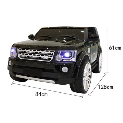 Rover Ηλεκτροκίνητο Αυτοκίνητο 4×4 24V 2 Θέσεων με Δερμάτινα Καθίσματα, MP3 & Τηλεχειριστήριο 2.4G Μαύρο, 3+ Ετών