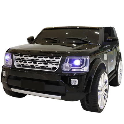 Rover Ηλεκτροκίνητο Αυτοκίνητο 4×4 24V 2 Θέσεων με Δερμάτινα Καθίσματα, MP3 & Τηλεχειριστήριο 2.4G Μαύρο, 3+ Ετών