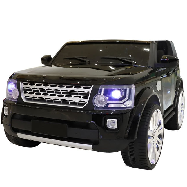 Rover Ηλεκτροκίνητο Αυτοκίνητο 4×4 24V 2 Θέσεων με Δερμάτινα Καθίσματα, MP3 & Τηλεχειριστήριο 2.4G Μαύρο, 3+ Ετών