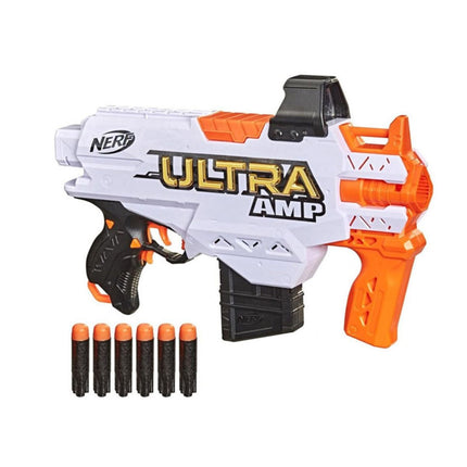 Nerf Ultra Amp Μηχανοκίνητος Εκτοξευτής με Γεμιστήρα και 6 Βελάκια F0954 8+ Ετών