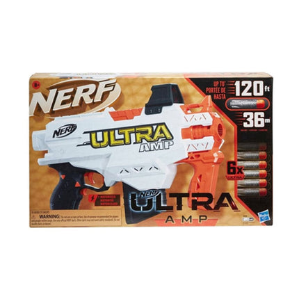 Nerf Ultra Amp Μηχανοκίνητος Εκτοξευτής με Γεμιστήρα και 6 Βελάκια F0954 8+ Ετών
