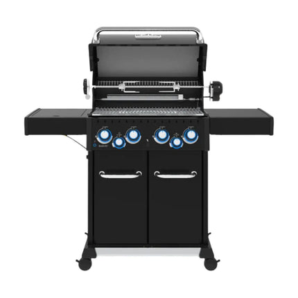 Broil King Baron 490 Shadow Ψησταριά Υγραερίου BBQ με 4+1 Καυστήρες και Πλαϊνό Καυστήρα 875283SDW Μαύρο