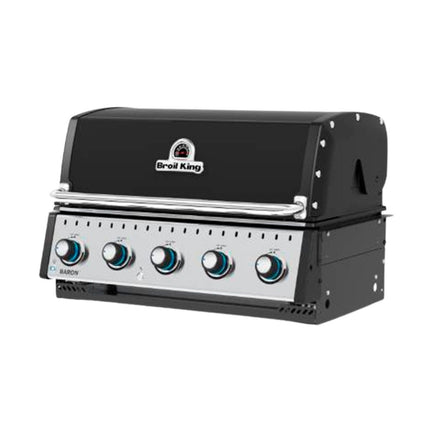 Broil King Baron 520 Built-In Εντοιχιζόμενη Ψησταριά Υγραερίου BBQ με 5 Καυστήρες Dual-Tube™ 876653 Μαύρο