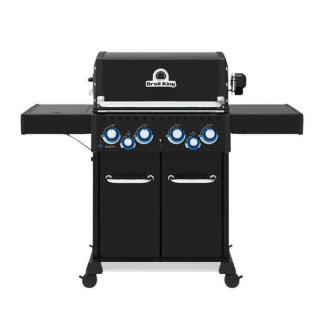 Broil King Baron 590 Shadow Ψησταριά Υγραερίου BBQ με 5 Καυστήρες και Σούβλα 876283SDW Μαύρο