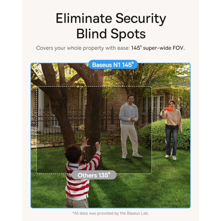 Baseus Security N1 plus Outdoor Camera 2K 2-Cam Kit White