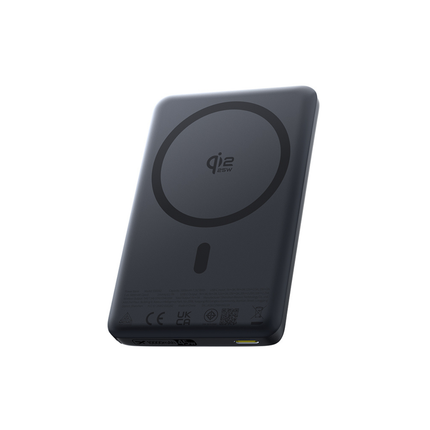 Baseus PicoGo AM52 Powerbank 10.000mAh, USB-C 45W και Ασύρματη Φόρτιση Qi2.2 25W, Μαύρο