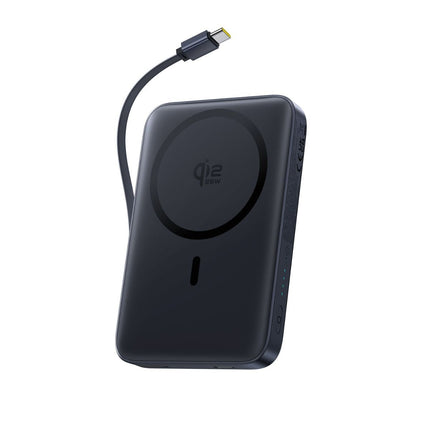 Baseus PicoGo AM61 Powerbank 10.000mAh, USB-C 45W και Ασύρματη Φόρτιση Qi2.2 25W, Μαύρο