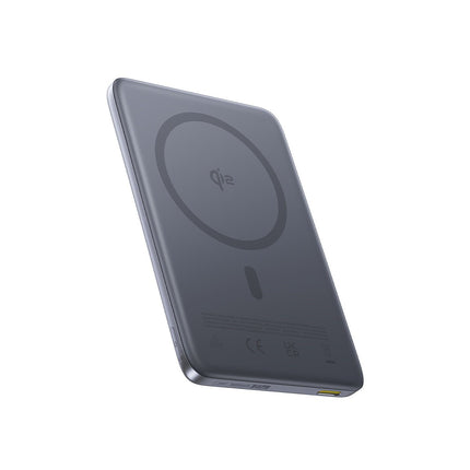 Baseus PicoGo AM41 Powerbank 10.000mAh, USB-C 27W και Ασύρματη Φόρτιση Qi2 15W, Γκρι