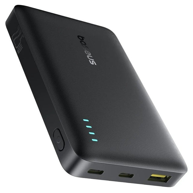 Baseus EnerFill FP21 Power Bank 10000mAh 22,5W με 2 USB-C & USB-A, Μαύρο