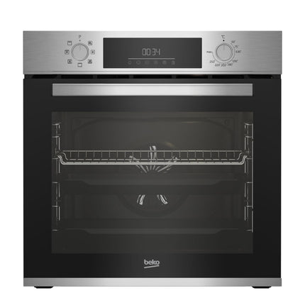 Beko Εντοιχιζόμενος Φούρνος 60cm 72L με AeroPerfect, SteamShine+ & LED Touch Οθόνη BBIM12300-XM Inox