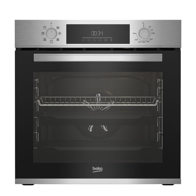 Beko Εντοιχιζόμενος Φούρνος 60cm 72L με AeroPerfect, SteamShine+ & LED Touch Οθόνη BBIM12300-XM Inox