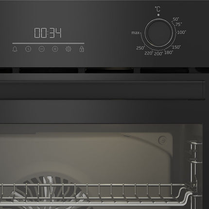Beko Εντοιχιζόμενος Φούρνος 60cm 72L με AeroPerfect, SteamShine+ & LED Touch Οθόνη BBIR17300BCS Μαύρο