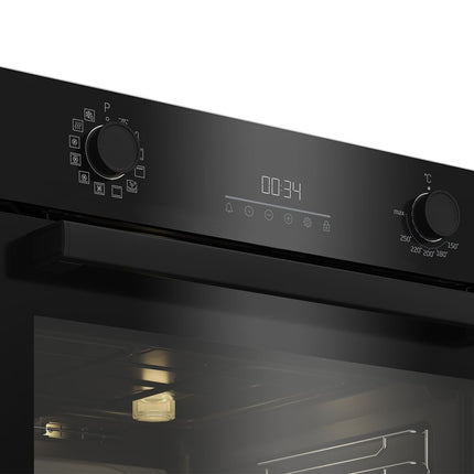 Beko Εντοιχιζόμενος Φούρνος 60cm 72L με AeroPerfect, SteamShine+ & LED Touch Οθόνη BBIR17300BCS Μαύρο