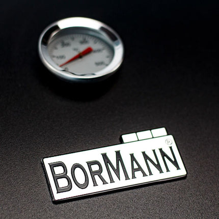 BORMANN BBQ2000 Ψησταριά Υγραερίου 2 Καυστήρων με Μαντεμένια Σχάρα & Πλευρικά Ράφια