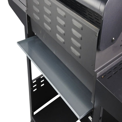 BORMANN BBQ3100 Ψησταριά Υγραερίου 3+1 Καυστήρων με Μαντεμένια Σχάρα & Ντουλάπι Αποθήκευσης