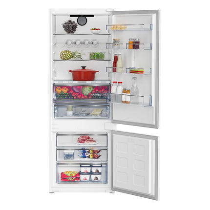 Beko Εντοιχιζόμενος Ψυγειοκαταψύκτης No-Frost 370L με ProSmart Inverter Compressor BCNE400E40SN Λευκό