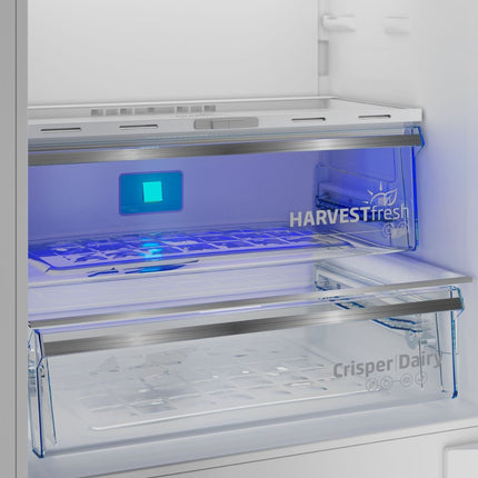 Beko Εντοιχιζόμενος Ψυγειοκαταψύκτης No-Frost 370L με ProSmart Inverter Compressor BCNE400E40SN Λευκό