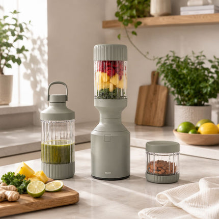 Beast® Mega 1200 Plus Full-Size Blender 1200W 1.6 HP Ισχυρό Μπλέντερ με 3 Δοχεία Ανάμειξης B12MH-SG-EU Sage