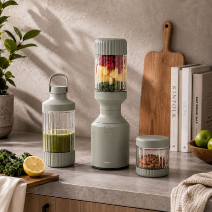 Beast® Mega 1200 Plus Full-Size Blender 1200W 1.6 HP Ισχυρό Μπλέντερ με 3 Δοχεία Ανάμειξης B12MH-SG-EU Sage