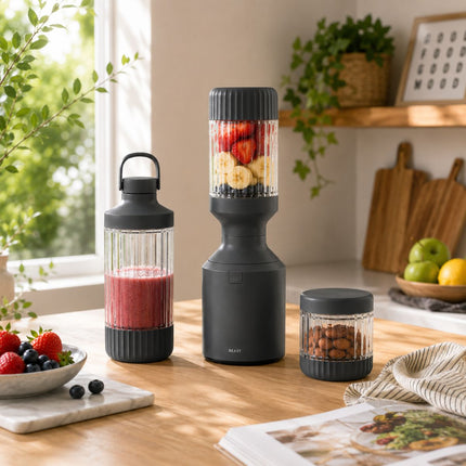 Beast® Mega 1200 Plus Full-Size Blender 1200W 1.6 HP Ισχυρό Μπλέντερ με 3 Δοχεία Ανάμειξης B12MH-CH-EU Charcoal
