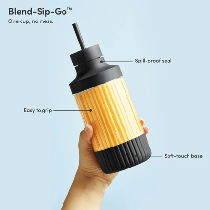 BEAST Mighty 850 Core Personal Blender Ισχυρό & Compact Μπλέντερ 850W για Smoothies & Ροφήματα B85MR-BK-EU Carbon Black
