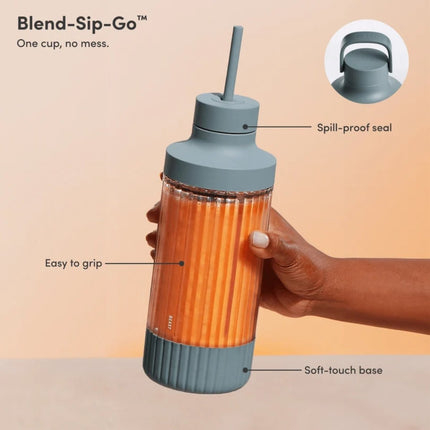 BEAST Mighty 850 Plus Blender Mist Ισχυρό & Compact Personal Blender 850W για Smoothies και Ροφήματα B85MH-BL-EU Mist