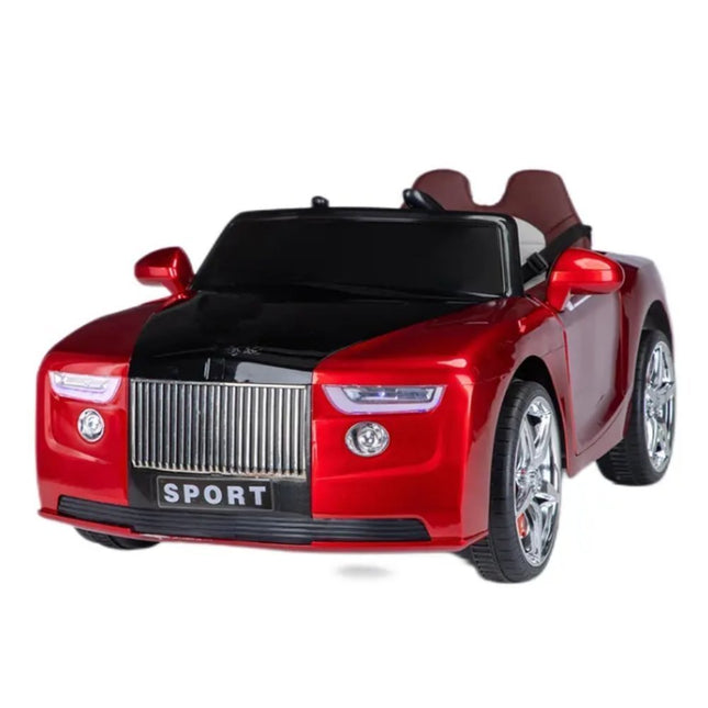 Rolls Royce Ηλεκτροκίνητο Αυτοκίνητο 4×4 12V 2 Θέσεων με MP3 Player USB/TF, Ηχητικά Εφέ & Τηλεχειριστήριο 2.4G Κόκκινο, 3+ Ετών