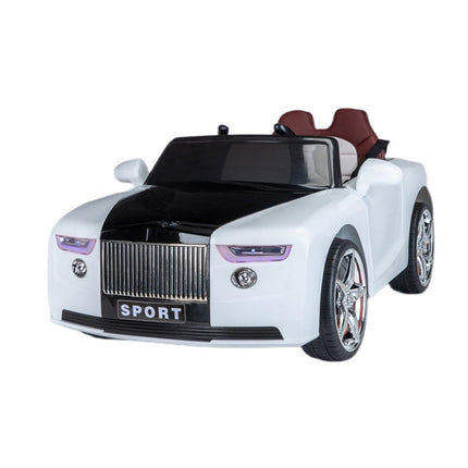 Rolls Royce Ηλεκτροκίνητο Αυτοκίνητο 4×4 12V 2 Θέσεων με MP3 Player USB/TF, Ηχητικά Εφέ & Τηλεχειριστήριο 2.4G Λευκό, 3+ Ετών