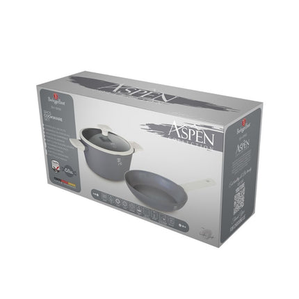 Berlinger Haus BH/8166 Σετ Μαγειρικών 3 Τεμαχίων Aspen Collection, Ματ Γκρι