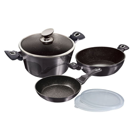 Berlinger Haus BH/6905 Σετ Μαγειρικών Σκευών 6 Τεμαχίων Carbon Pro Metallic Line