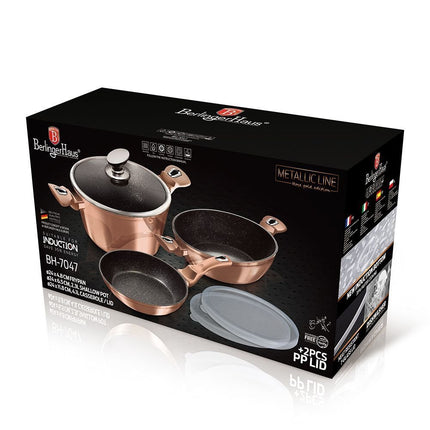 Berlinger Haus BH/7047 Σετ Μαγειρικών Σκευών 6 Τεμαχίων σε Χρώμα Rose Gold Metallic