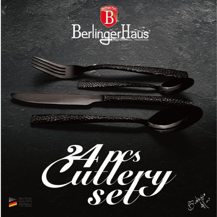 Berlinger Haus BH/2618 Σετ Μαχαιροπίρουνα 24 Τεμαχίων Mirror Black
