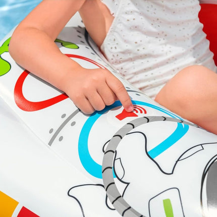 Bestway Φουσκωτή Βάρκα Διαστημόπλοιο με Ήχους 104x99cm 3+ Ετών
