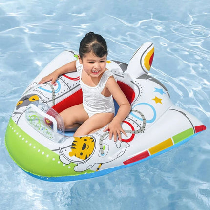 Bestway Φουσκωτή Βάρκα Διαστημόπλοιο με Ήχους 104x99cm 3+ Ετών