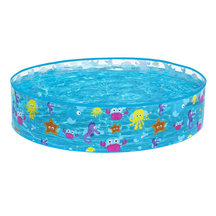 BESTWAY Παιδική Πισίνα Fill ‘N Fun Sparking Sea με Σταθερά Τοιχώματα και Σχέδιο Ωκεανού 55028_26 2+ Ετών