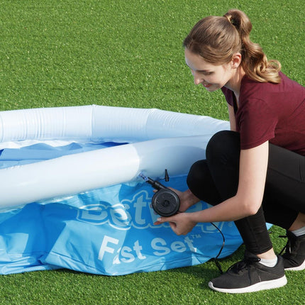Bestway Fast Set Φουσκωτή Πισίνα Κήπου Ø305x66cm Χωρίς Αντλία 57456 6+ Ετών