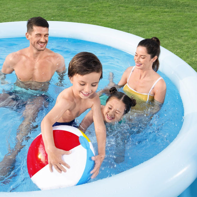 Bestway Fast Set Φουσκωτή Πισίνα Κήπου Ø305x66cm Χωρίς Αντλία 57456 6+ Ετών